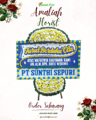 Papan Bunga Duka di Bangsal Aceh