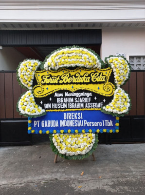 Papan Bunga Duka di Bangsal Aceh