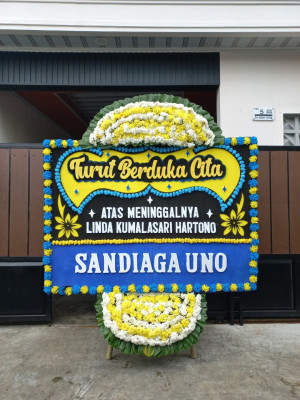 Papan Bunga Duka di Bangsal Aceh